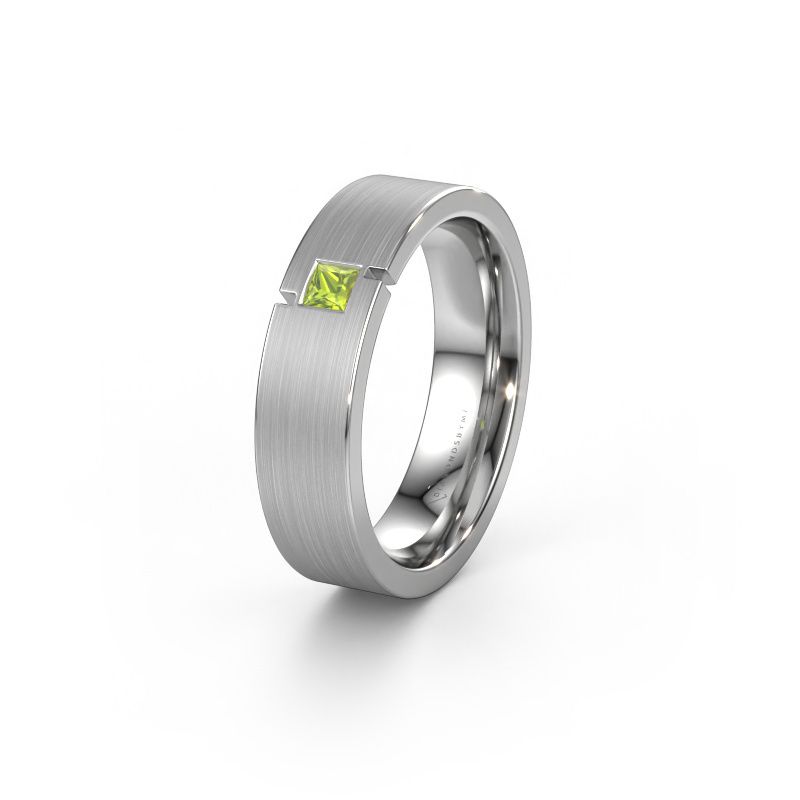 Ehering WH2040L 585 Weißgold Peridot ±5,5 x 2,2 mm