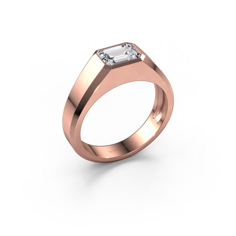 Heren ring Dylan 1 585 rosé goud diamant 1.50 crt