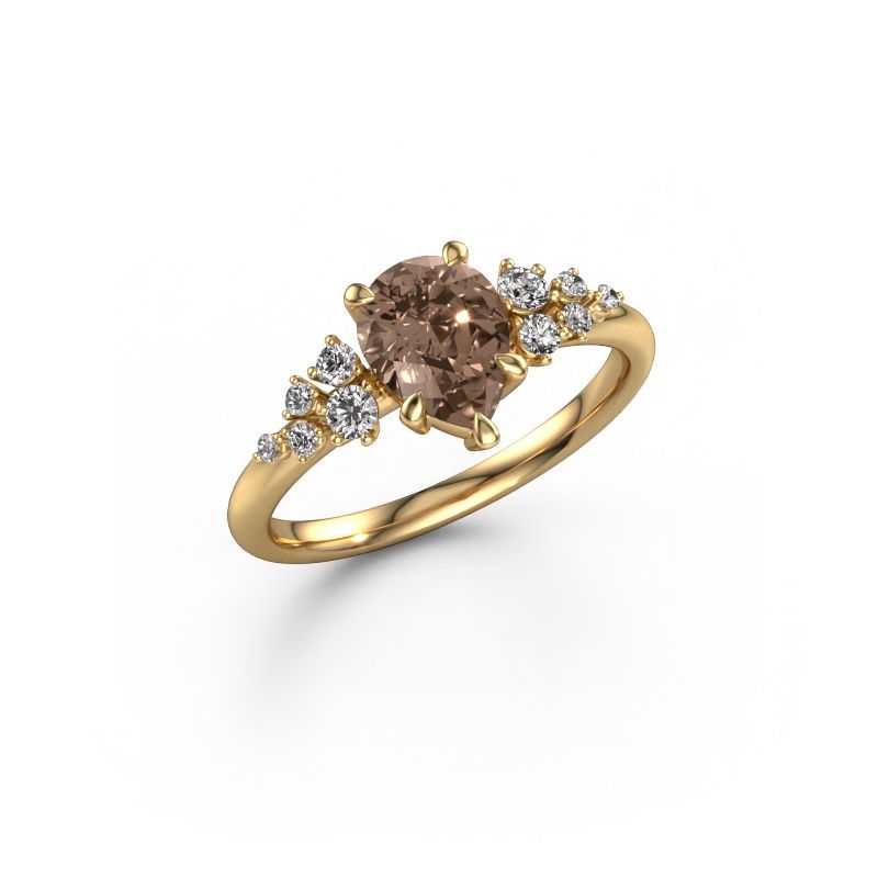 Verlobungsring Royce PER 585 Gold Braun Diamant 1.203 crt