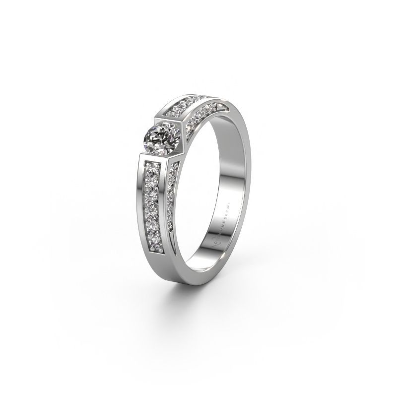 Ehering WH2098L 585 Weißgold Lab-grown Diamant ±4x3 mm