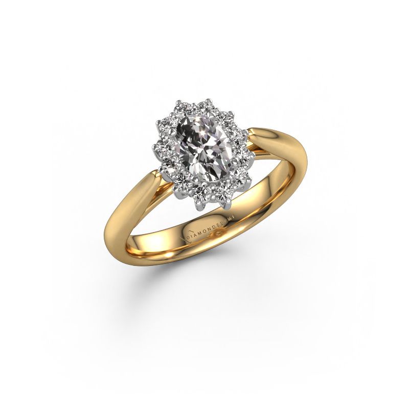 Bague de fiançailles Margien 1 585 or jaune diamant 0.80 crt