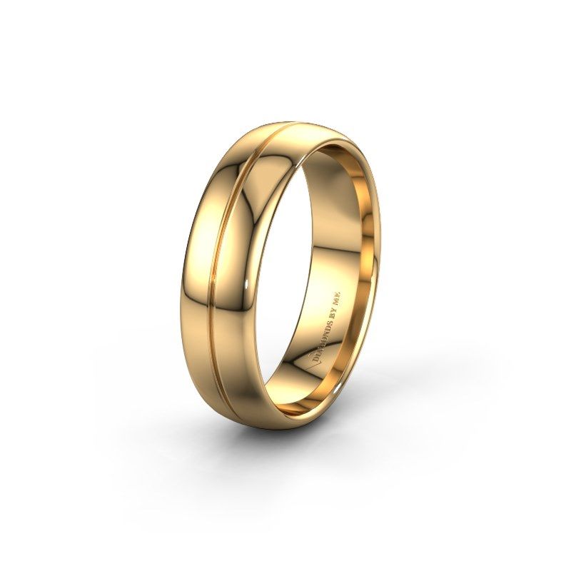 Image of Wedding ring WH0200M36AP<br/>585 gold ±6x1.7 mm