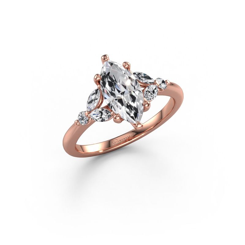 Verlobungsring Megan MRQ 585 Roségold Lab-grown Diamant 1.25 crt