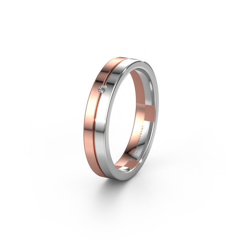Ehering WH0201L14AP 585 Roségold Diamant ±4x1.7 mm