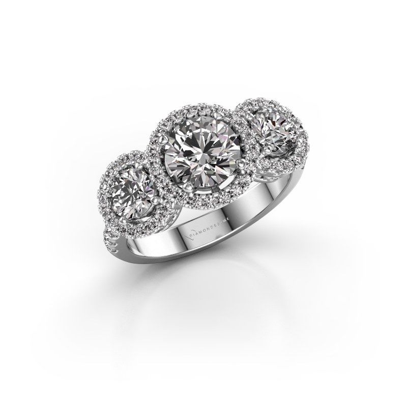 Bague Lacie 950 platine diamant 1.242 crt