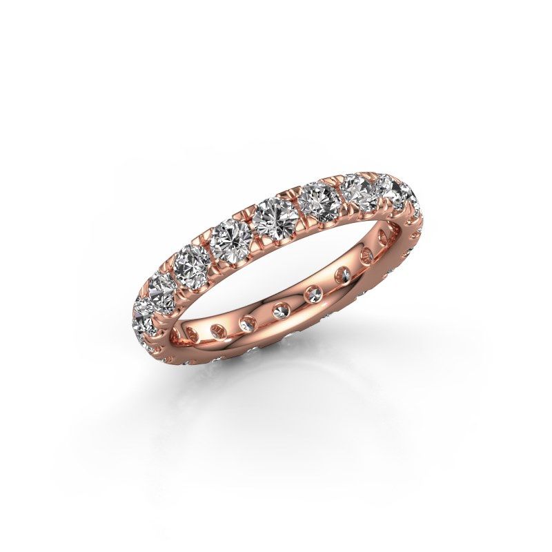 Image of Stackable Ring Jackie 3.0<br/>585 rose gold<br/>Lab-grown diamond 2.00 crt