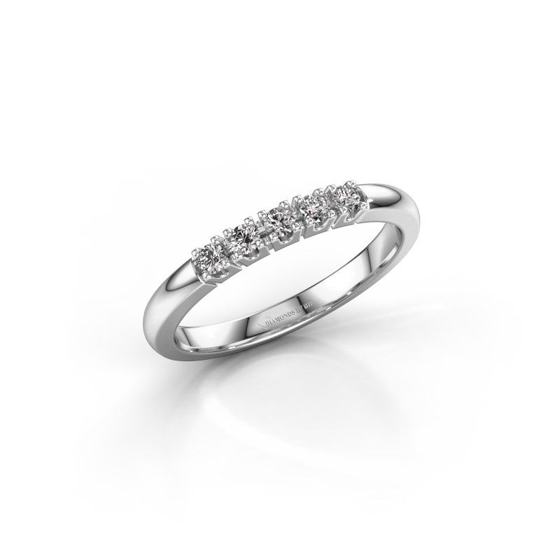 Image of Ring Rianne 5<br/>585 white gold<br/>Diamond 0.15 crt