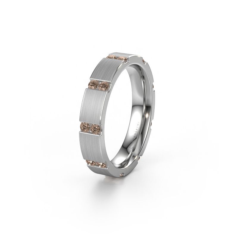 Ehering WH2132L14BM 950 Platin Braun Diamant ±4x2.2 mm