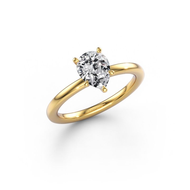 Engagement ring Crystal PER 1 585 gold lab grown diamond 1.00 crt