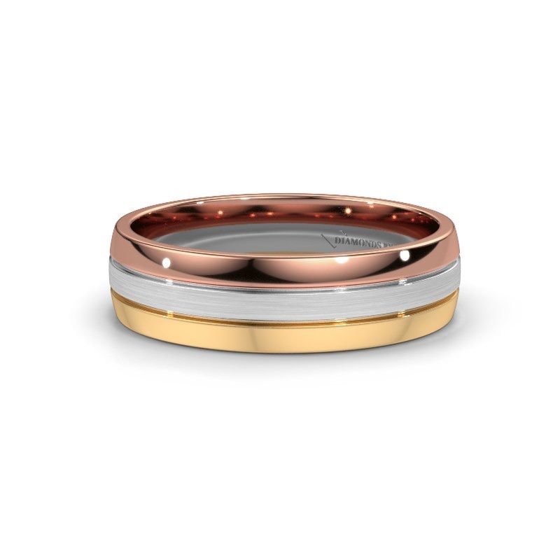 Afbeelding van Trouwring WH0400M26APM 585 rosé goud ±6x1.7 mm