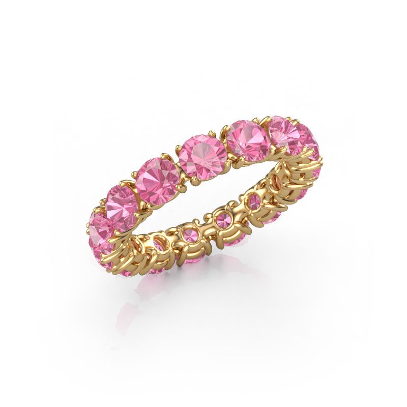 Ring Vivienne 4.2 585 gold pink sapphire 4.2 mm