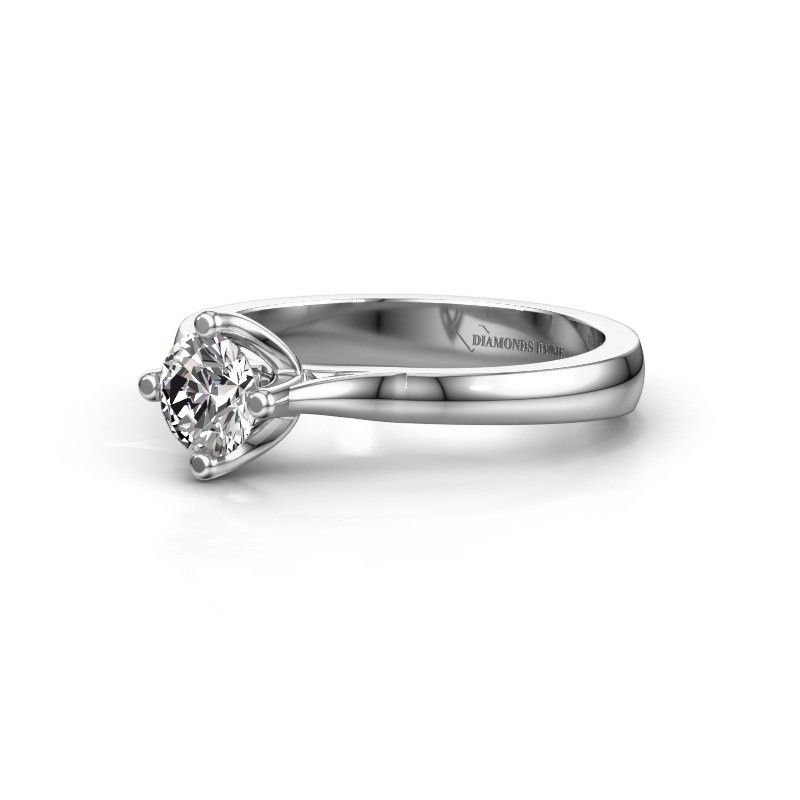 Image de Bague de fiançailles Eva 585 or blanc diamant 0.40 crt