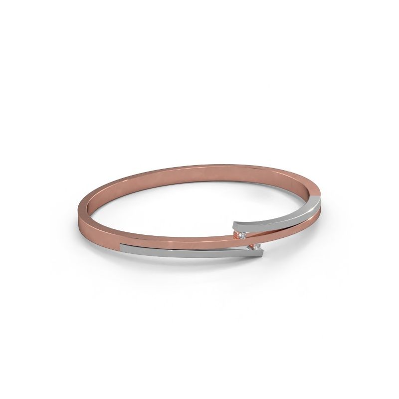 Bracelet Roxane 585 rose gold lab grown diamond 0.06 crt