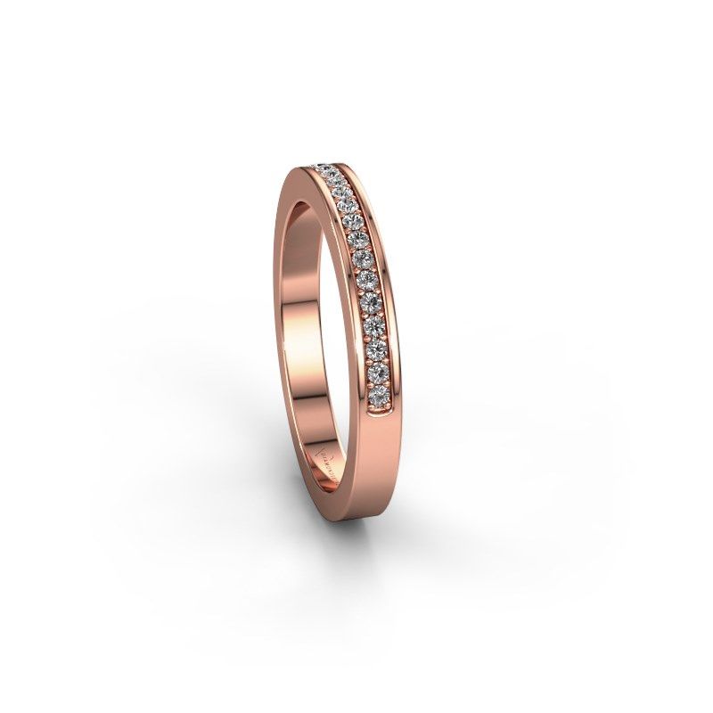 Afbeelding van Aanschuifring SRH0539C20H4<br/>585 rosé goud<br/>Lab-grown diamant 0.173 crt