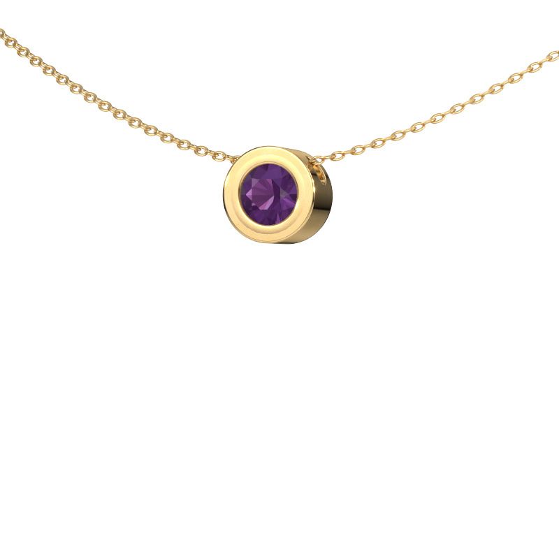 Pendant Ise 585 gold amethyst 5 mm