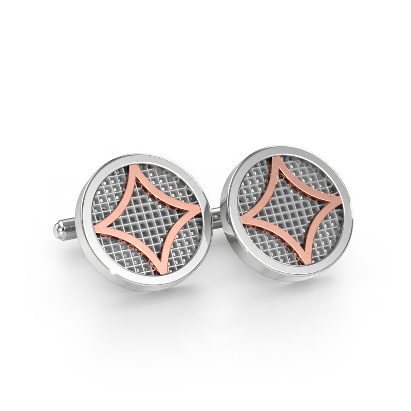 Cufflinks Jesper 585 white gold