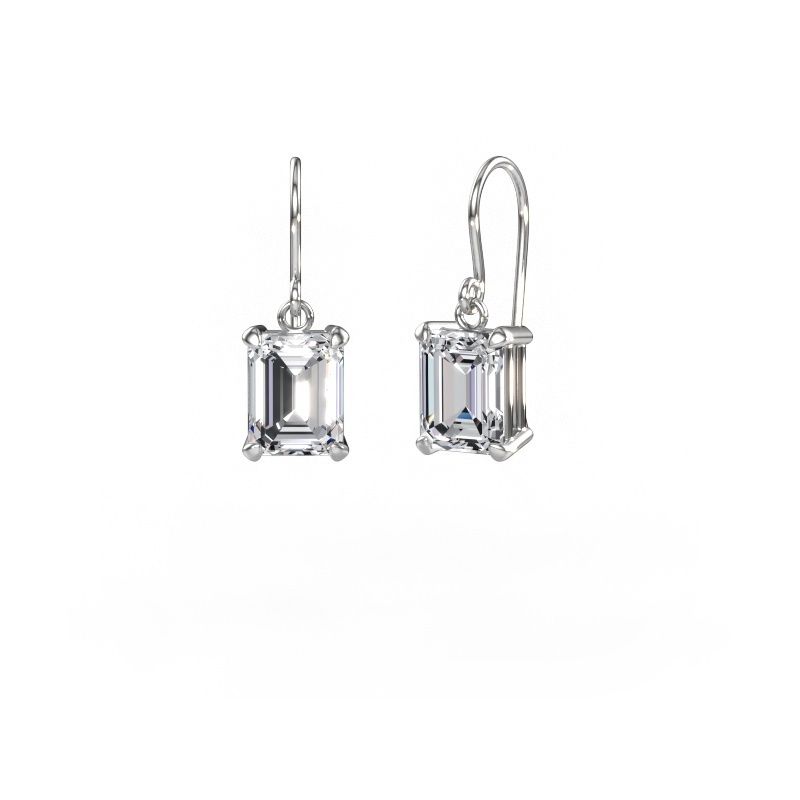 Drop earrings Laurie EME 1 950 platinum diamond 5.00 crt