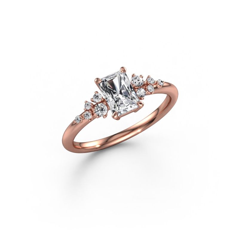 Verlobungsring Royce RAD 585 Roségold Lab-grown Diamant 0.883 crt