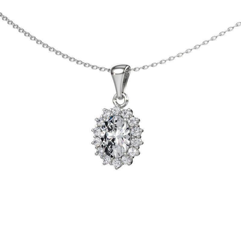 Pendant Margien 950 platinum diamond 1.80 crt