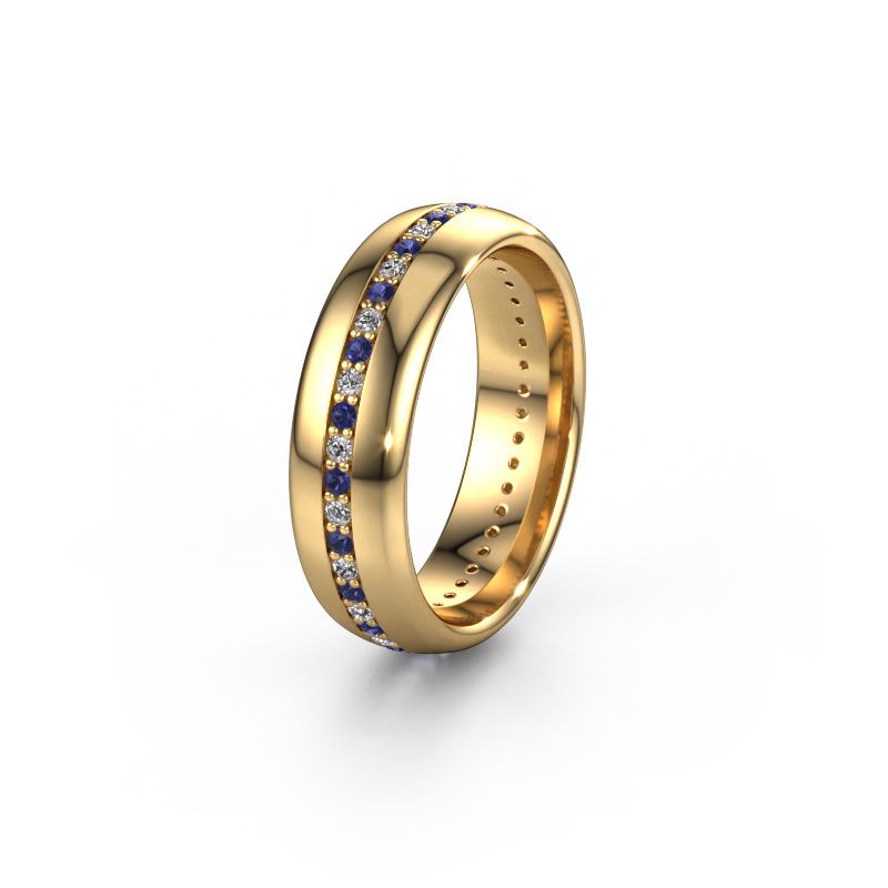 Ehering WH0103L36BP 585 Gold Saphir 1.3 mm ±6x2 mm