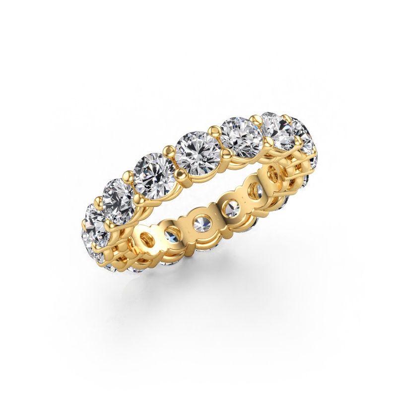 Stackable ring Michelle full 4.2 585 gold lab grown diamond 5.10 crt