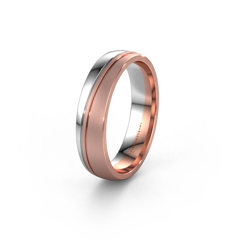Wedding ring WH0909M25X 585 rose gold ±5x1.5 mm
