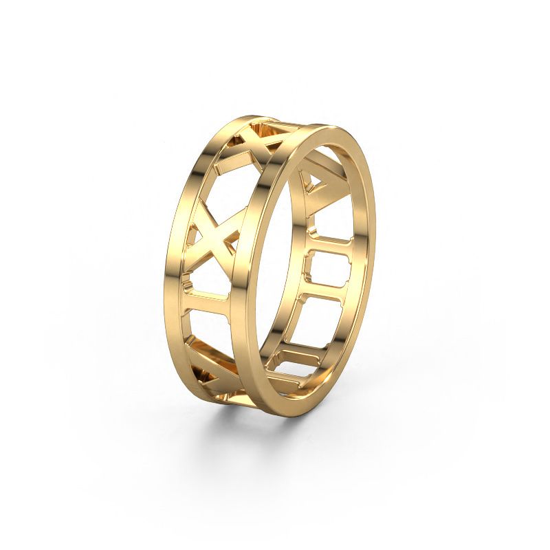 Wedding ring TIMERING 585 gold ±6x1.7 mm