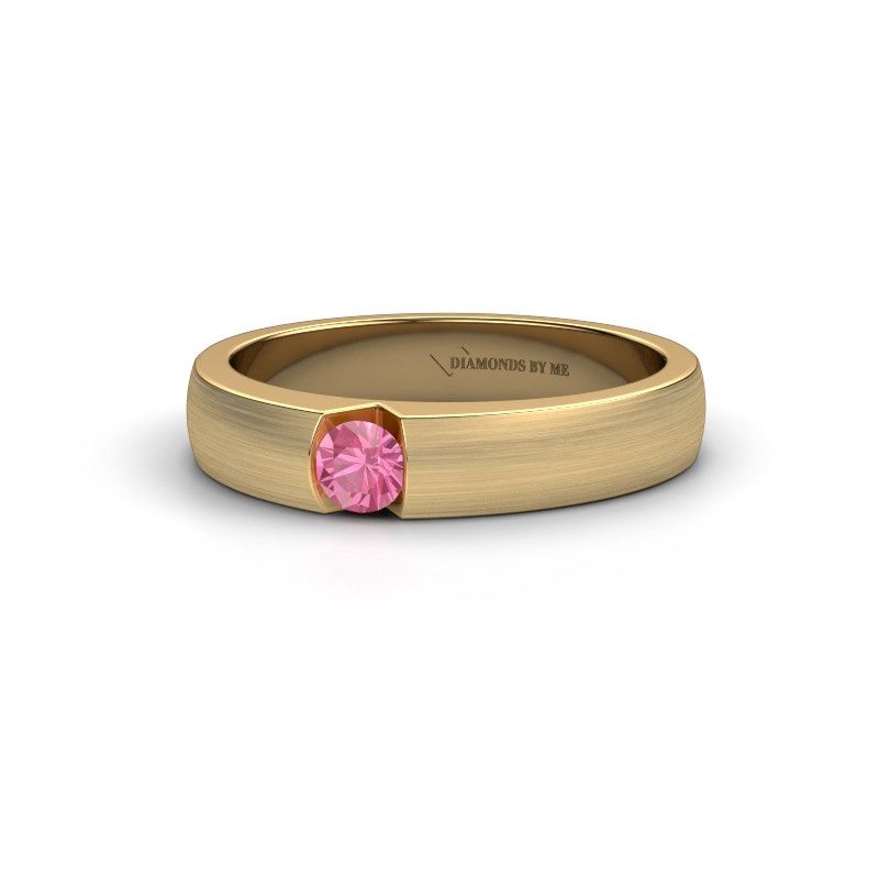 Image de Bague de fiançailles Theresia<br/>585 or jaune<br/>Saphir rose 3.4 mm