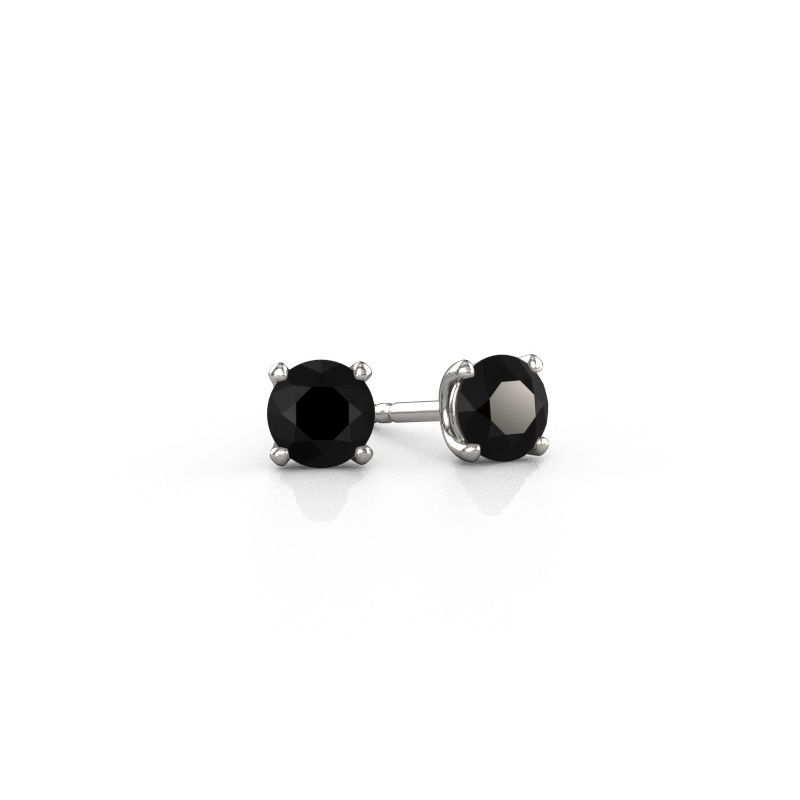 Ohrsteckers Sam RND 950 Platin Schwarz Diamant 0.60 crt