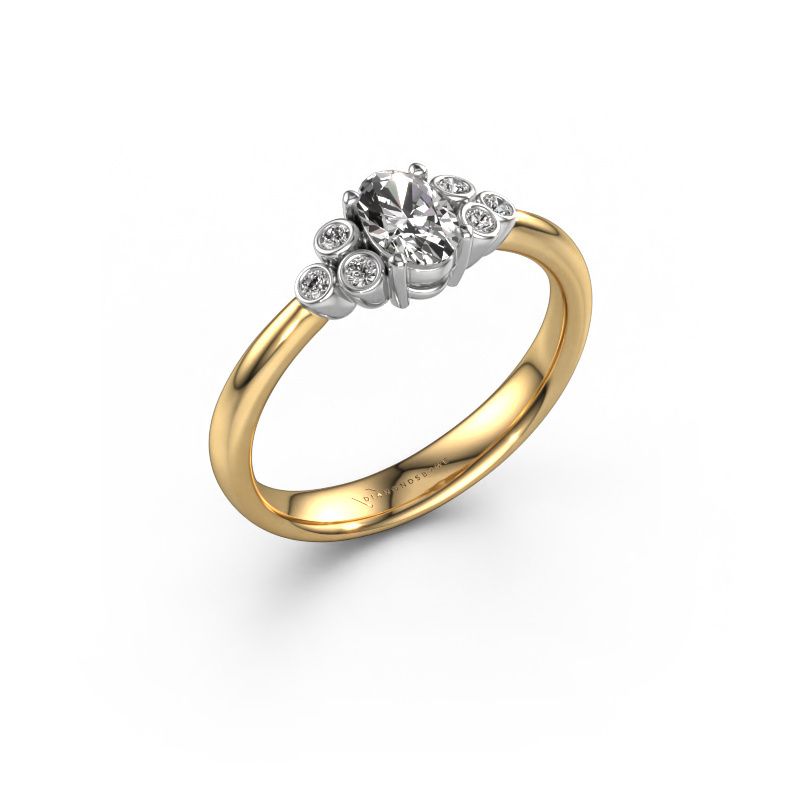 Engagement ring Lucy 1 585 gold lab grown diamond 0.275 crt