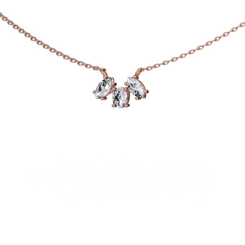 Necklace Rachal 585 rose gold diamond 0.43 crt