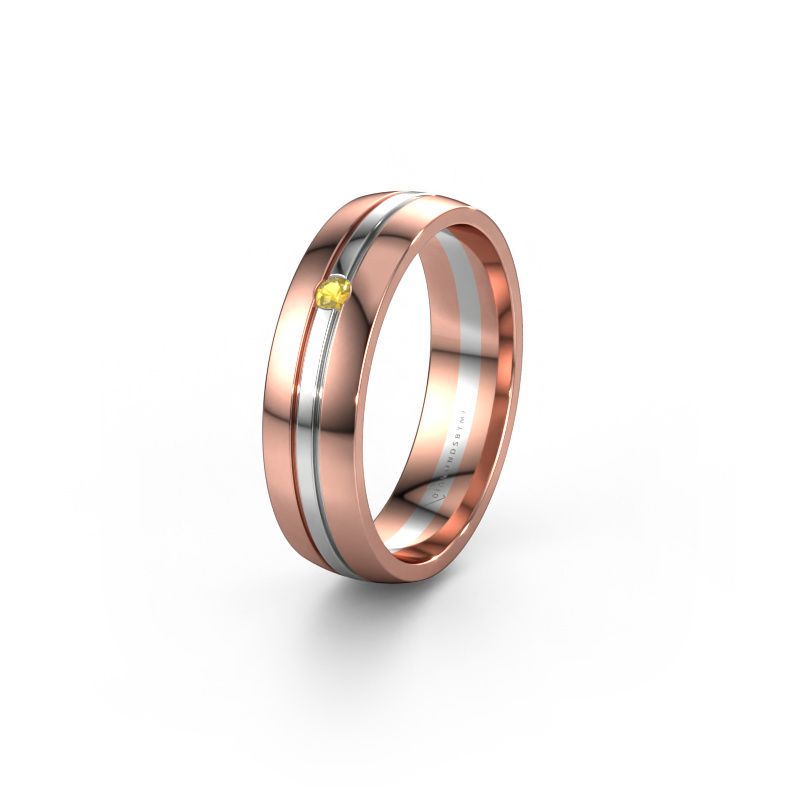 Ehering WH0420L25X 585 Roségold Gelb Saphir ±5 x 1,5 mm