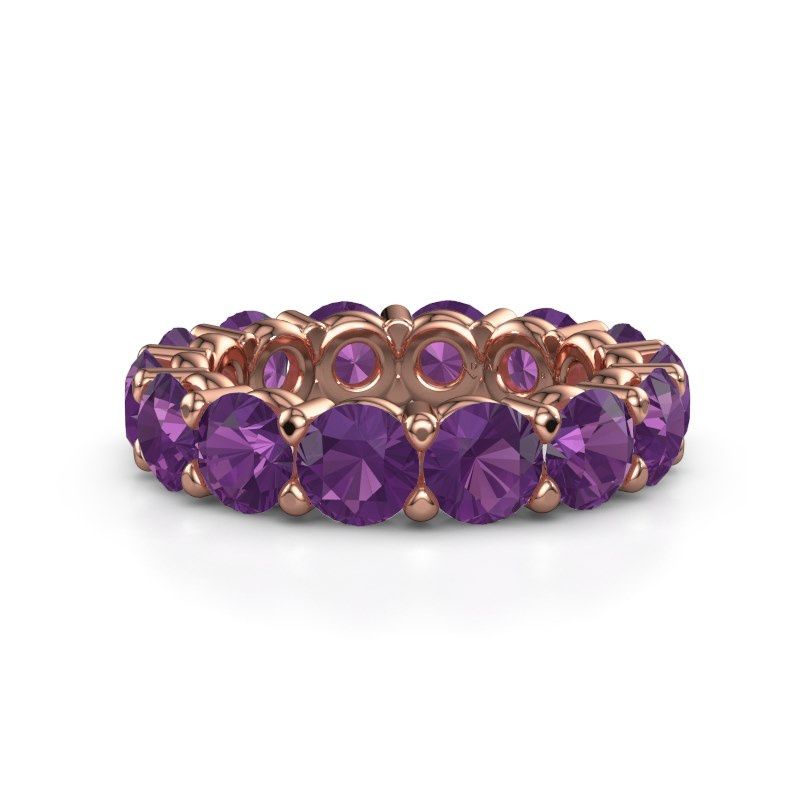 Bild von Ring heddy rnd 5.0<br/>585 Roségold<br/>Amethyst 5 mm