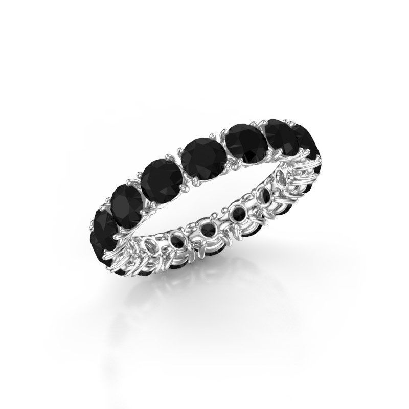 Bild von Vorsteckring vivienne 4.0<br/>585 Weißgold<br/>schwarz diamant 4.80 crt
