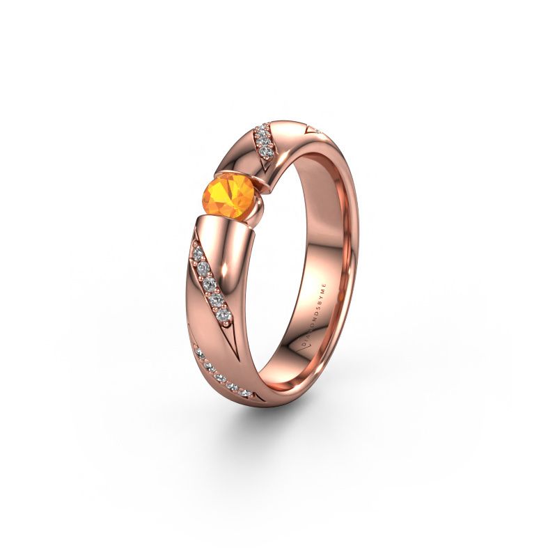 Ehering WH2102L34A 585 Roségold Citrin ±5x1.7 mm