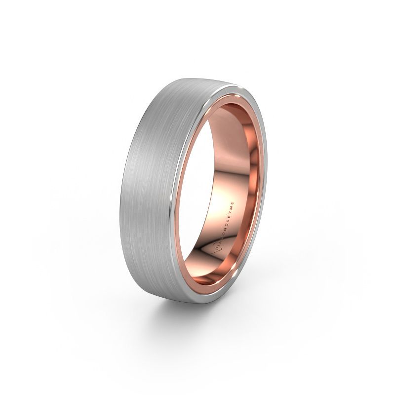 Wedding ring WH2216M26DM 585 white gold ±6x2.4 mm