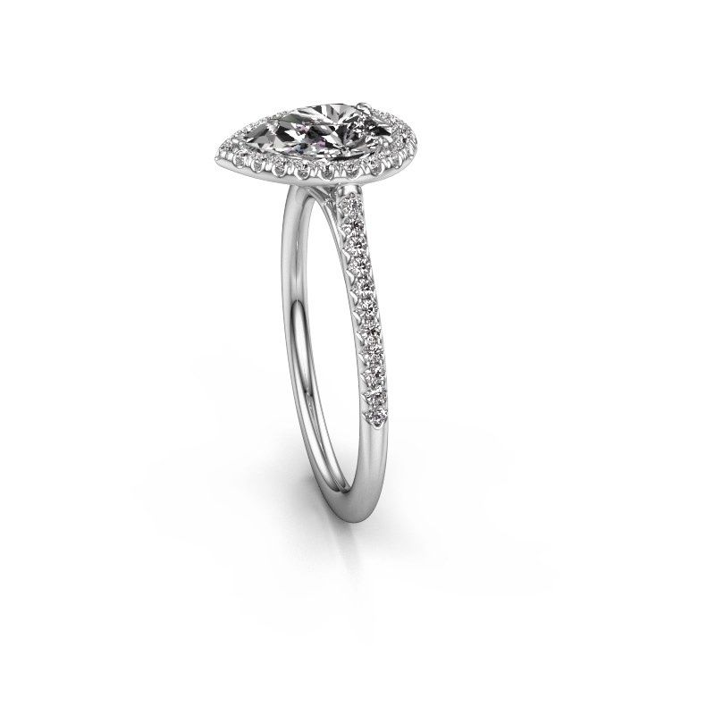 Image of Engagement ring seline per 2<br/>950 platinum<br/>Diamond 0.66 crt