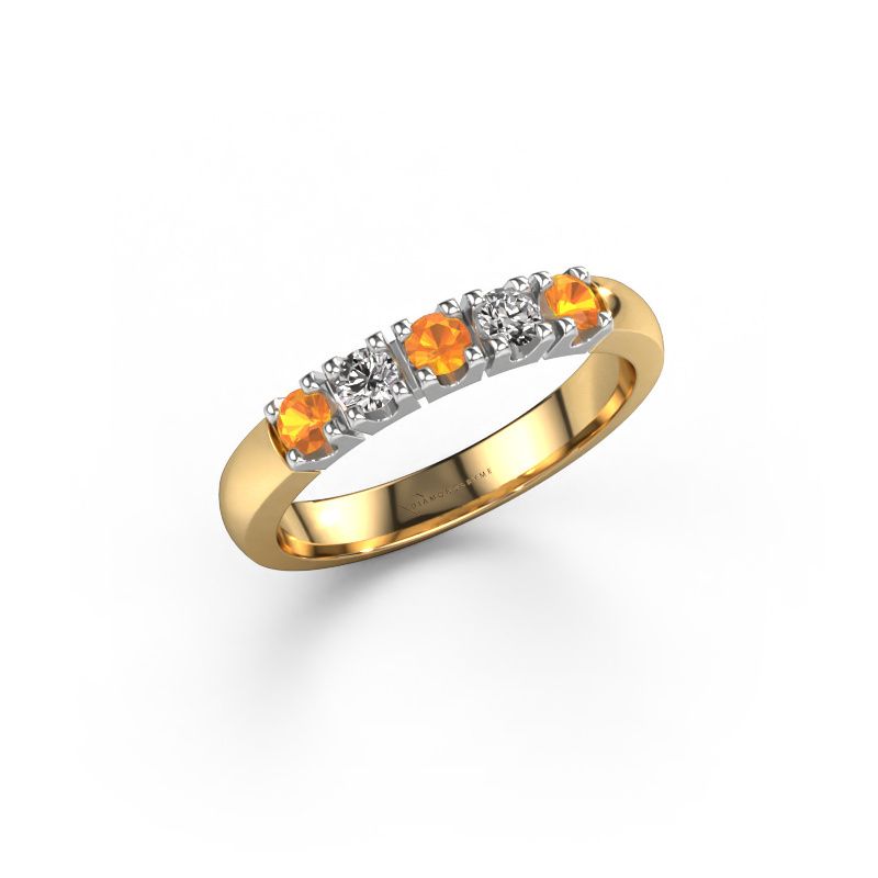 Ring Rianne 5 585 gold citrin 2.7 mm
