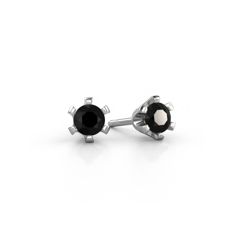 Ohrsteckers Shana 950 Platin Schwarz Diamant 0.30 crt