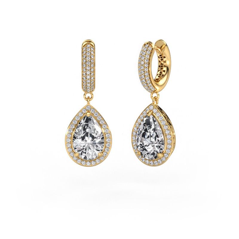 Oorhangers Barbar 2 585 goud diamant 6.745 crt