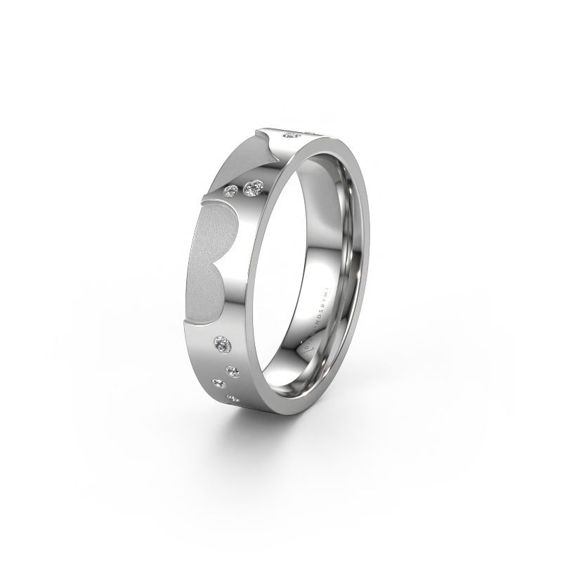 Ehering WH2114L25A 950 Platin Lab-grown Diamant ±5 x 1,7 mm