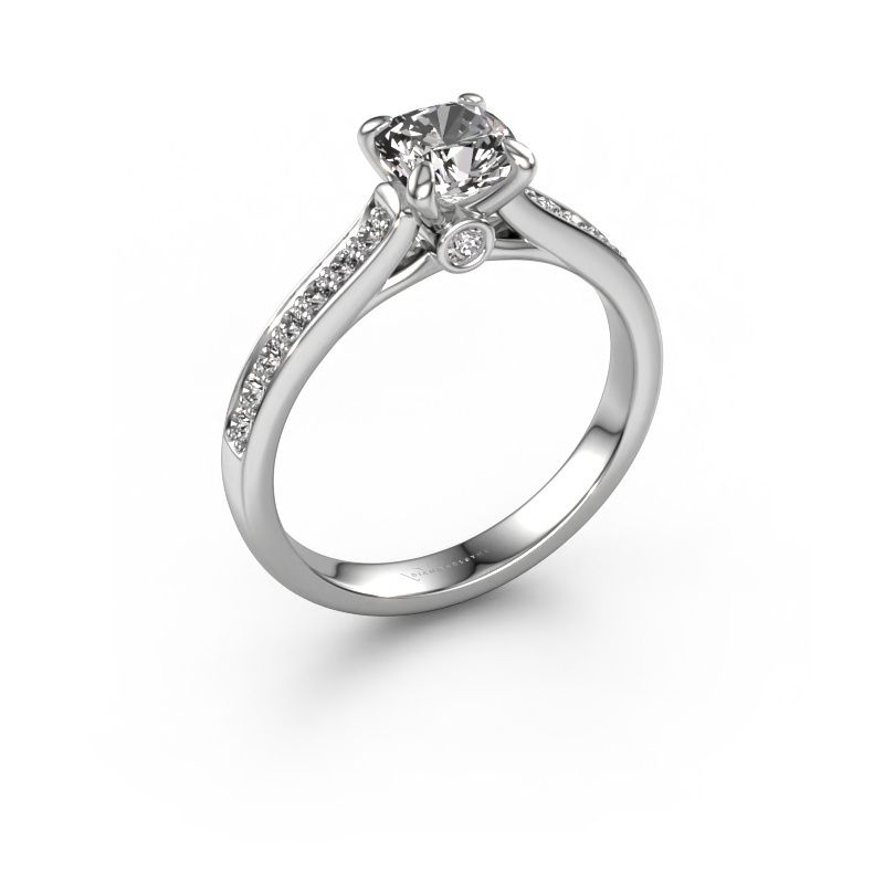 Engagement ring Valorie cus 2 585 white gold diamond 1.25 crt