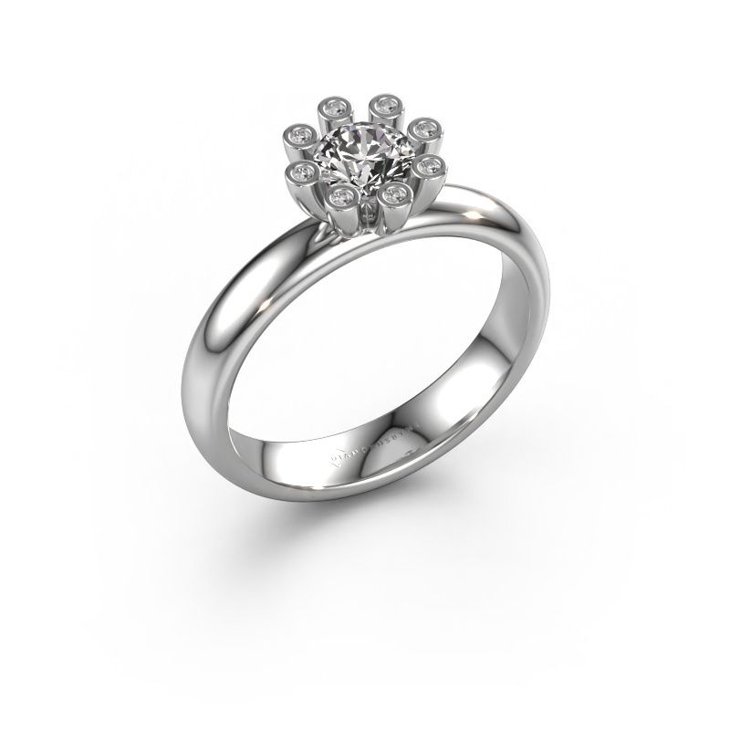 Ring Carola 3 585 white gold diamond 0.54 crt