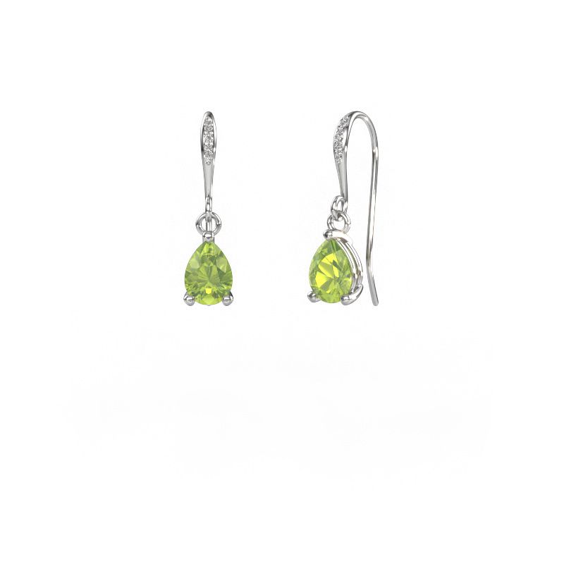 Ohrhänger Laurie PER 2 585 Weißgold Peridot 7x5 mm