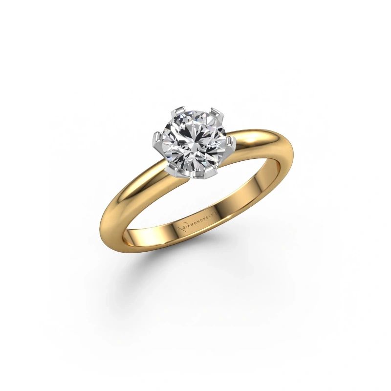 Engagement ring Tiffy 1 585 gold lab grown diamond 0.70 crt