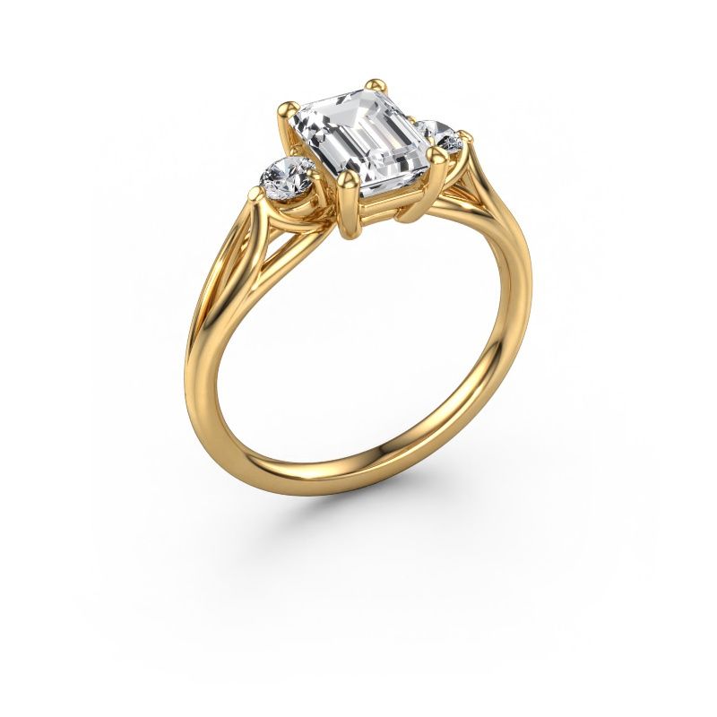 Engagement ring Amie EME 585 gold lab grown diamond 1.70 crt