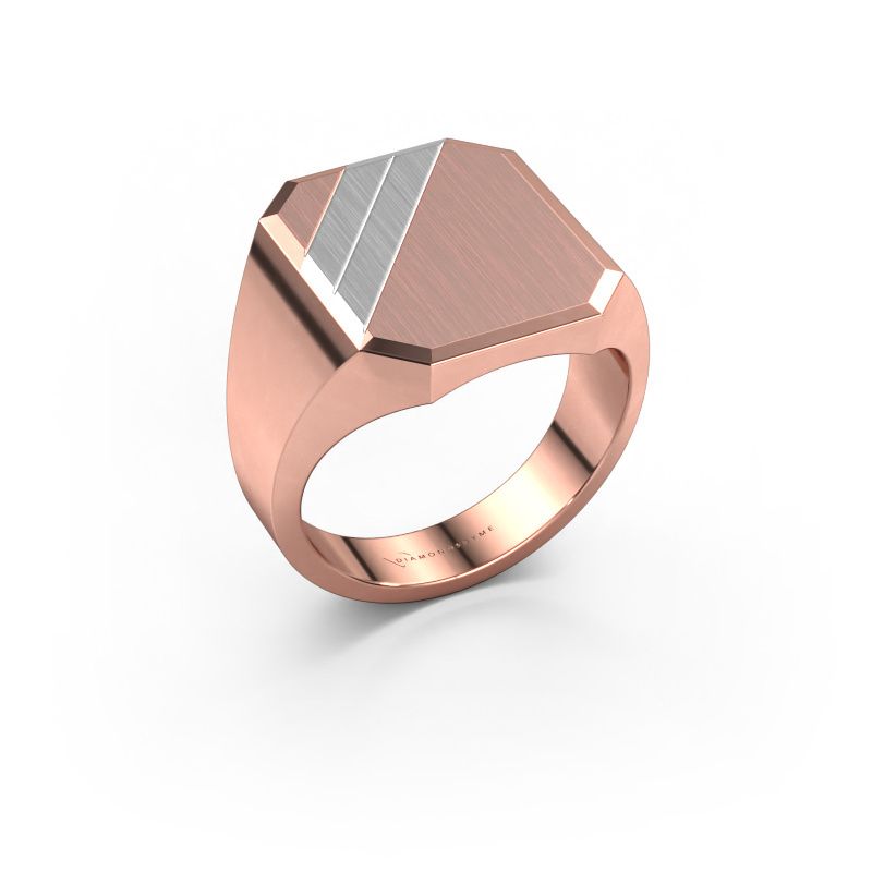 Signet ring Jack 4 585 rose gold