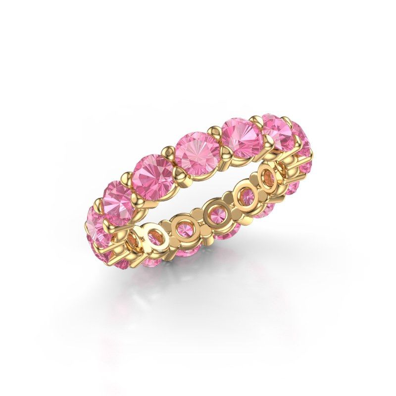 Bild von Ring heddy rnd 4.2<br/>585 Gold<br/>Pink Saphir 4.2 mm