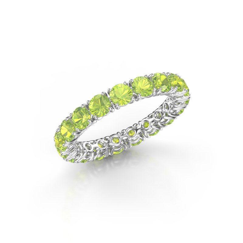 Bild von Vorsteckring vivienne 3.4<br/>950 Platin<br/>Peridot 3.4 mm