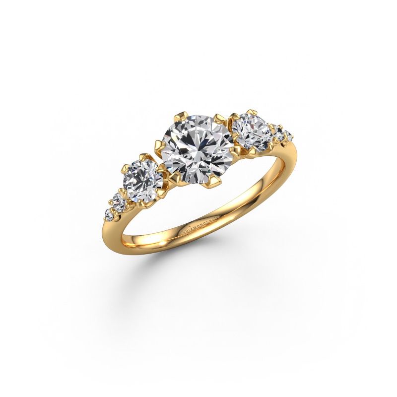 Engagement ring Aniek RND 585 gold lab grown diamond 1.565 crt